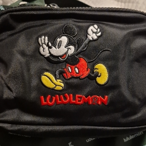 lululemon athletica Black Belt Bag with Mickey Mouse Design - Picture 5 of 6